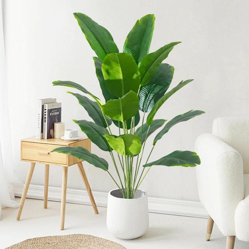 1pc Artificial Plants Large Tr - đánh giá và giá Monstera Adansonii